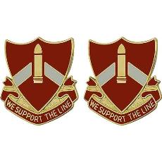 28th Field Artillery Regiment Unit Crest (We Support the Line)